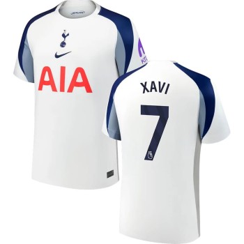 Kid's XAVI #7 Tottenham Hotspur Home Replica Jersey 2025/26
