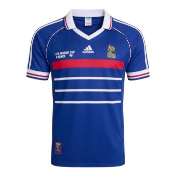Men's France Home Retro Soccer Jersey World Cup 1998 Men's France Home Retro Soccer Jersey World Cup 1998