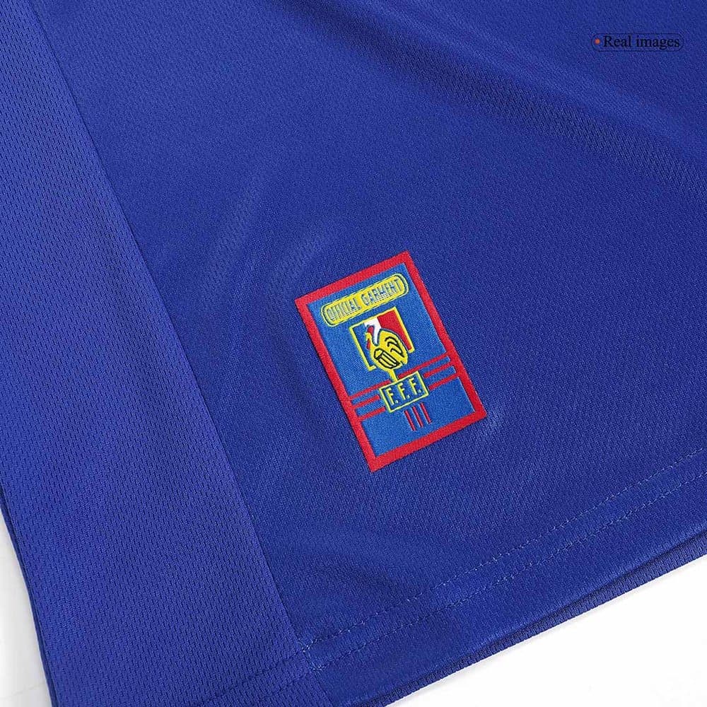 Men's France Home Retro Soccer Jersey World Cup 1998 Men's France Home Retro Soccer Jersey World Cup 1998