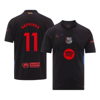 Men's RAPHINHA #11 Barcelona Away Replica Soccer Jersey - Spotify Logo Without Text 2024/25 Men's RAPHINHA #11 Barcelona Away Replica Soccer Jersey - Spotify Logo Without Text 2024/25