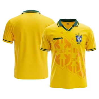 Men's Brazil Home Retro Soccer Jersey 1994