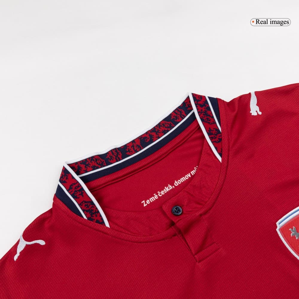 Men's Czech Republic Home Replica Soccer Jersey World Cup 2026
