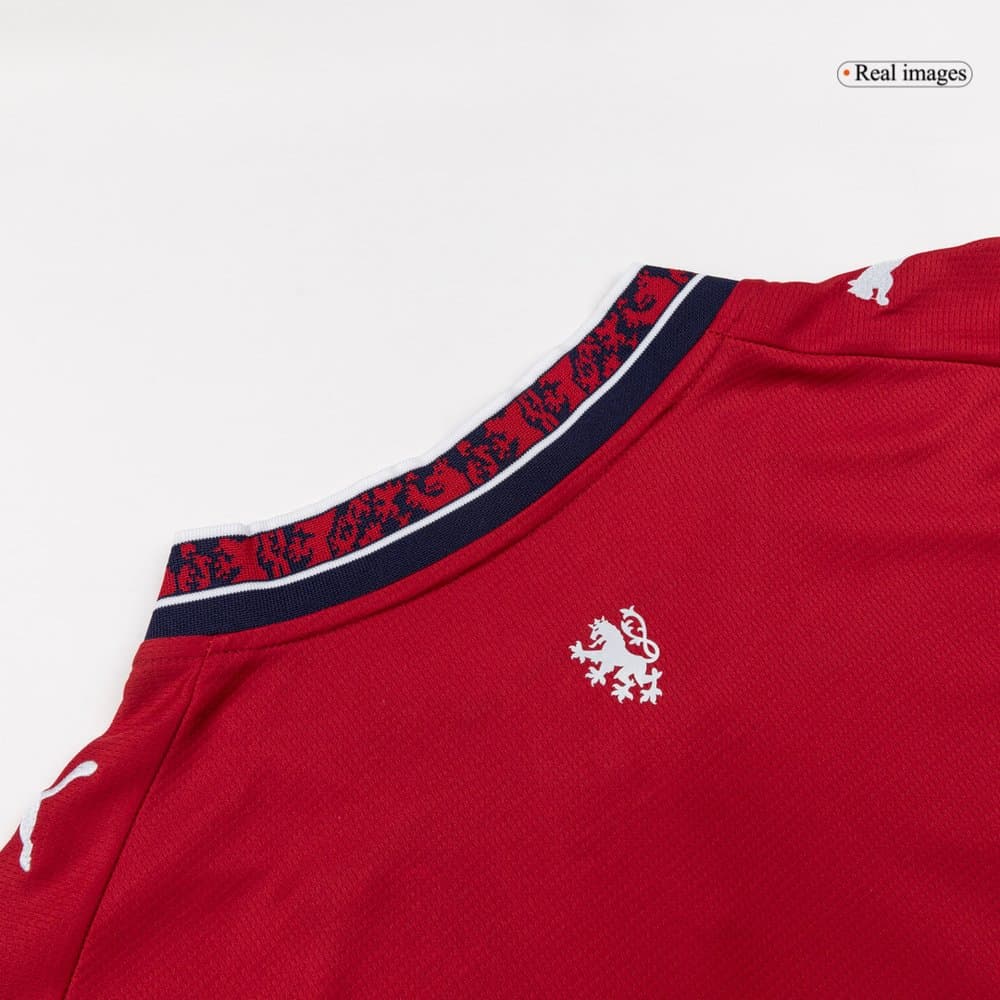 Men's Czech Republic Home Replica Soccer Jersey World Cup 2026