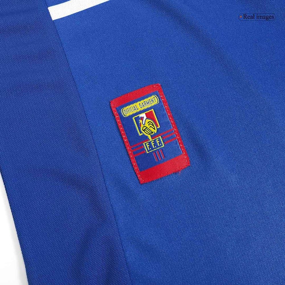 Men's France Home Retro Soccer Jersey 1998