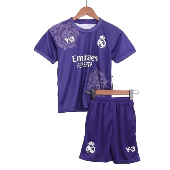 Kid's Real Madrid Fourth Away Soccer Jersey Kit 2023/24 Kid's Real Madrid Fourth Away Soccer Jersey Kit 2023/24