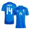 Men's CHIESA #14 Italy Home Replica Soccer Jersey EURO 2024 Men's CHIESA #14 Italy Home Replica Soccer Jersey EURO 2024