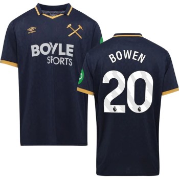 Men's BOWEN #20 West Ham United Third Replica Jersey 2025/26