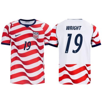 Men's Haji Wright #19 USA Home Stadium Replica Jersey World Cup 2026 Men's Haji Wright #19 USA Home Stadium Replica Jersey World Cup 2026
