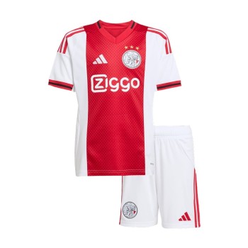 Kid's Ajax Home Soccer Jersey Kit 2025/26