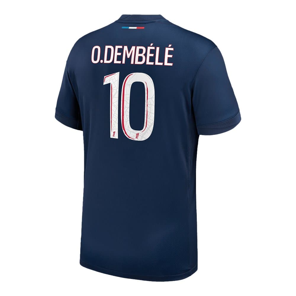Men's O.DEMBÉLÉ #10 PSG Home Replica Soccer Jersey 2024/25