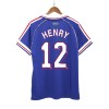 Men's HENRY #12 France Home Retro Soccer Jersey 1998 Men's HENRY #12 France Home Retro Soccer Jersey 1998