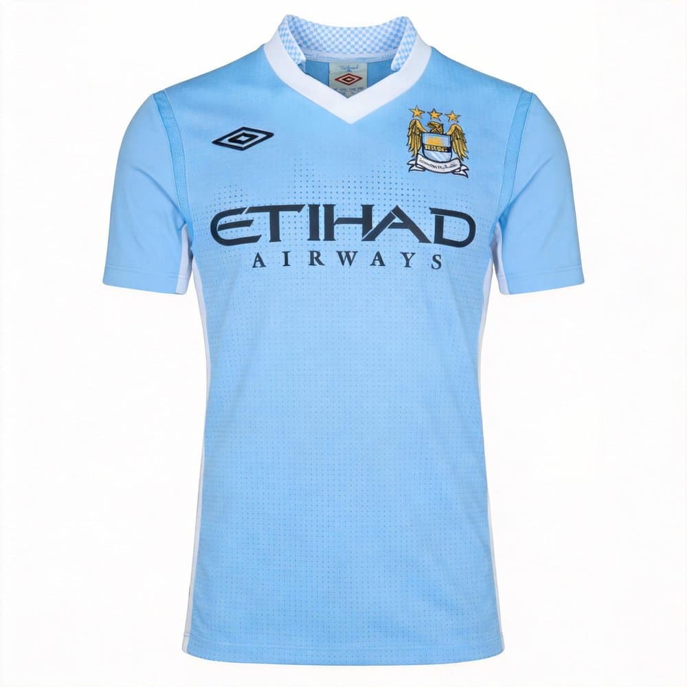 Men's Manchester City Home Retro Soccer Jersey 2011/12