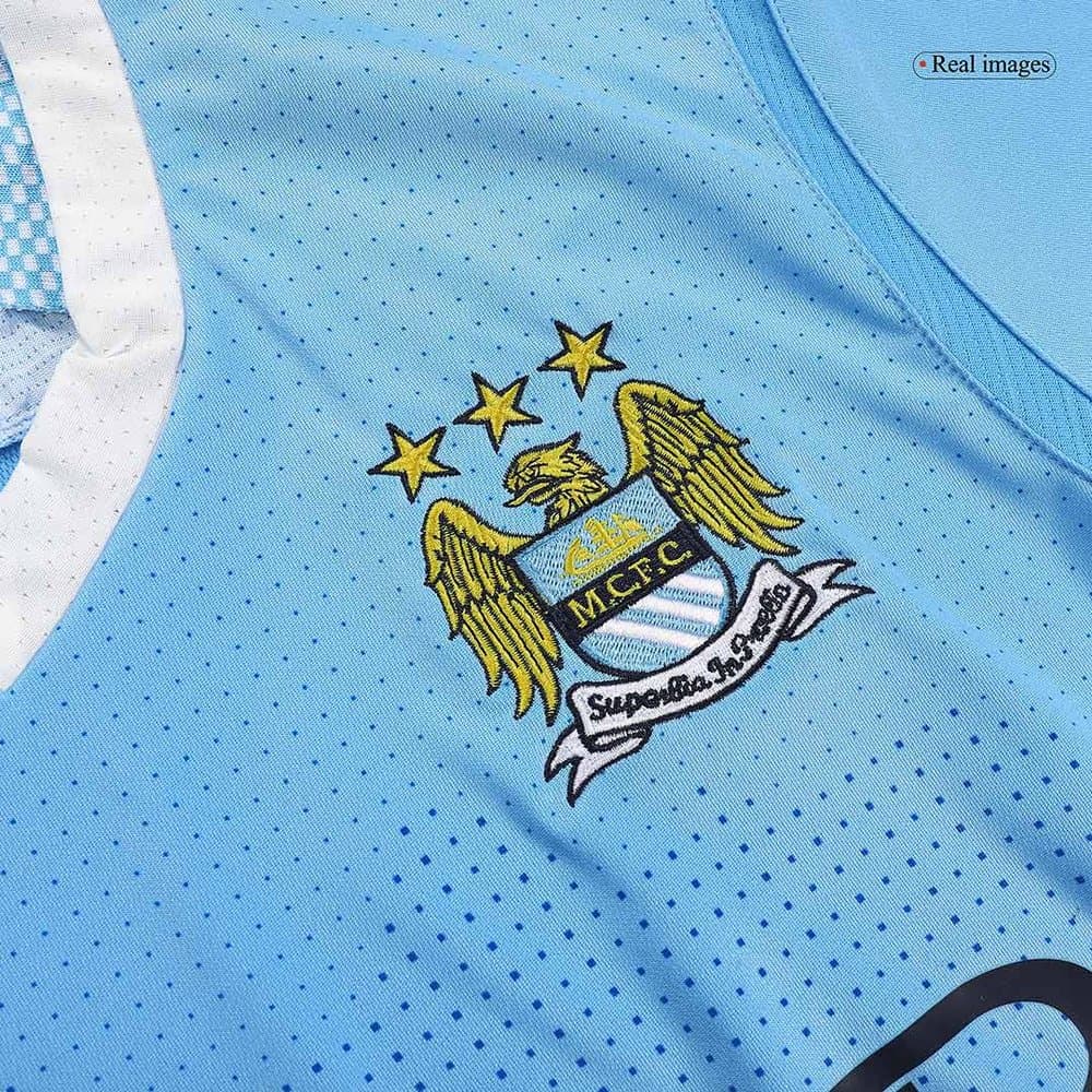 Men's Manchester City Home Retro Soccer Jersey 2011/12