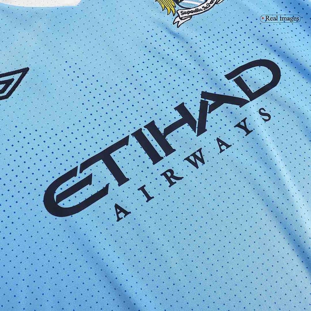 Men's Manchester City Home Retro Soccer Jersey 2011/12