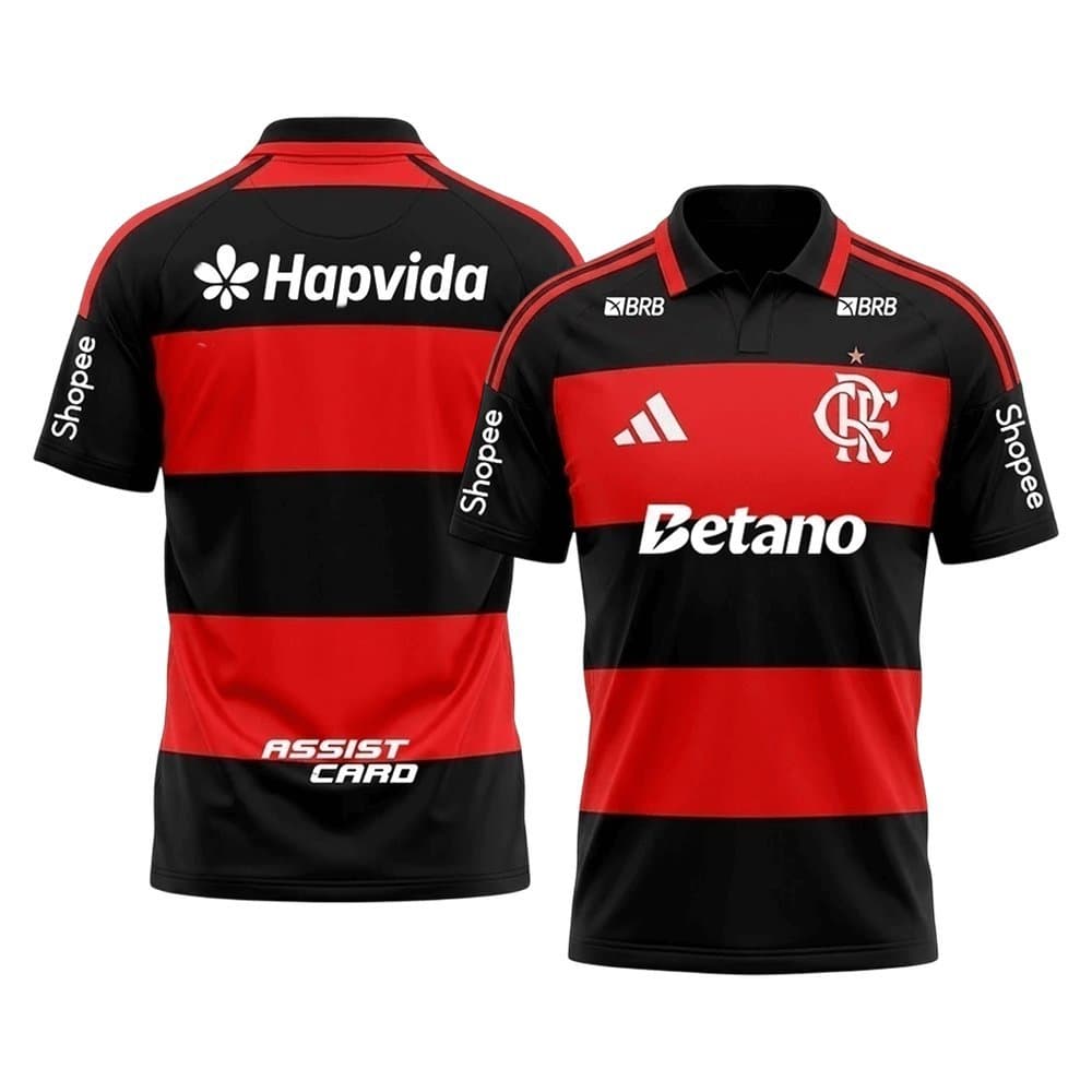 Men's CR Flamengo Home Replica Soccer Jersey 2026/27