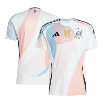 Women's Spain Away Replica Soccer Jersey Euro 2025