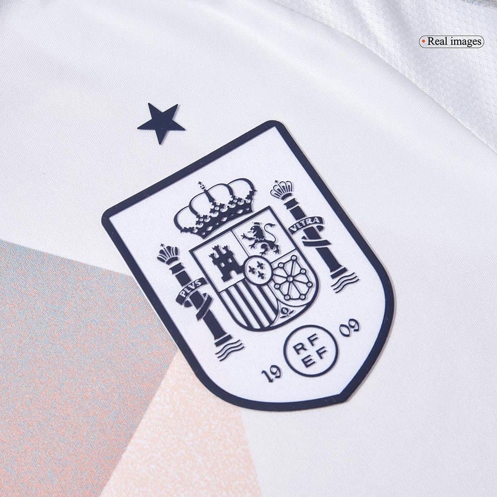 Women's Spain Away Replica Soccer Jersey Euro 2025