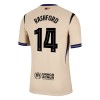 Men's RASHFORD #14 Barcelona Away Authentic Soccer Jersey - UCL 2025/26