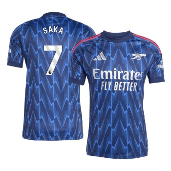 Men's SAKA #7 Arsenal Away Replica Soccer Jersey 2025/26 Men's SAKA #7 Arsenal Away Replica Soccer Jersey 2025/26