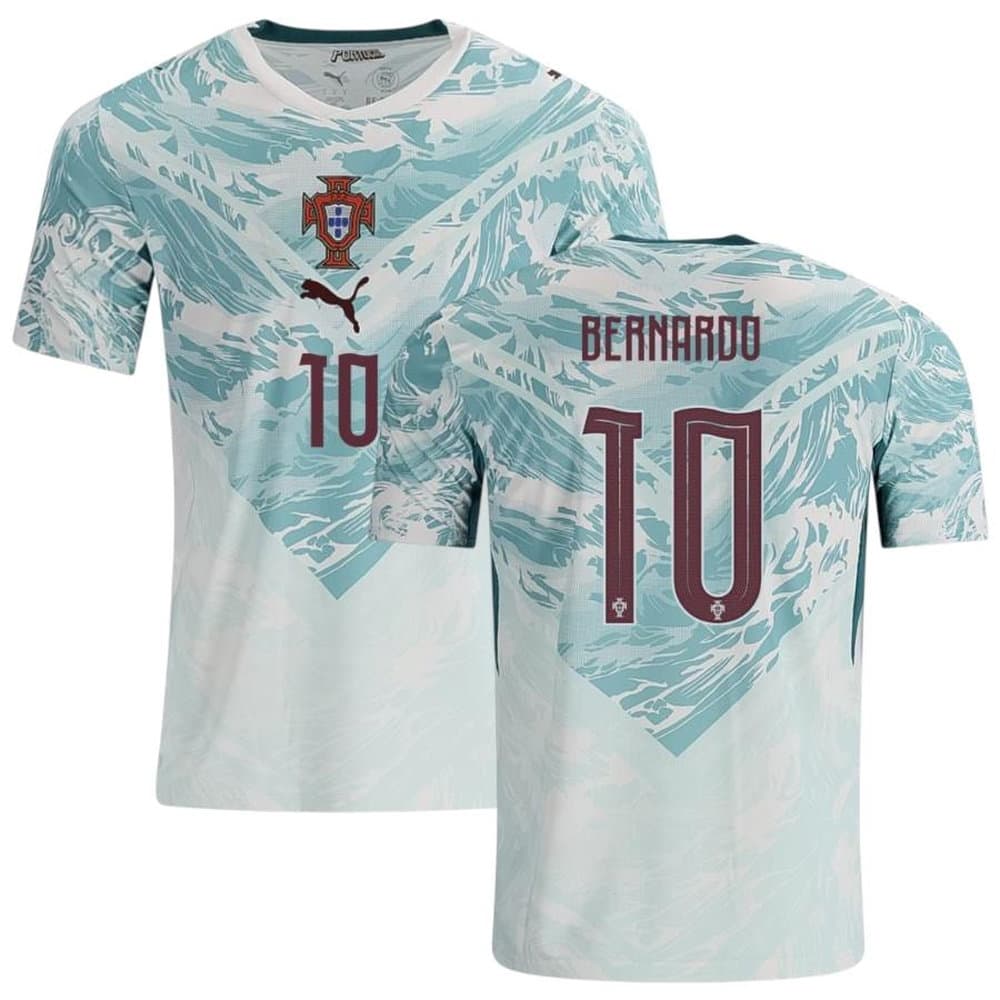 Men's BERNARDO #10 Portugal Away Replica Jersey World Cup 2026 Men's BERNARDO #10 Portugal Away Replica Jersey World Cup 2026