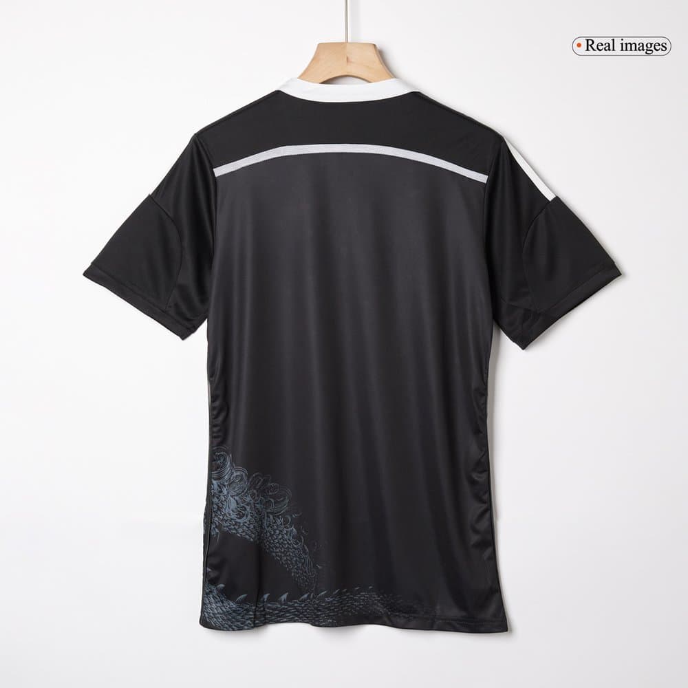Men's SERGIO RAMOS #4 Real Madrid Third Away Retro Soccer Jersey 2014/15
