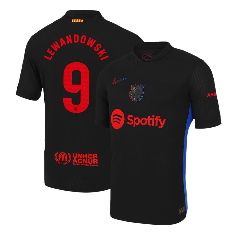 Men's LEWANDOWSKI #9 Barcelona Away Authentic Soccer Jersey 2024/25 Men's LEWANDOWSKI #9 Barcelona Away Authentic Soccer Jersey 2024/25