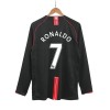 Men's RONALDO #7 Manchester United Away Long Sleeve Retro Soccer Jersey 2007/08 Men's RONALDO #7 Manchester United Away Long Sleeve Retro Soccer Jersey 2007/08