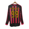 Men's RONALDO #99 AC Milan Home Long Sleeve Retro Soccer Jersey 2006/07 Men's RONALDO #99 AC Milan Home Long Sleeve Retro Soccer Jersey 2006/07