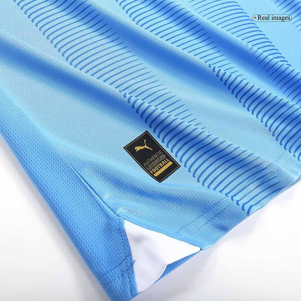Men's J.ALVAREZ #19 Manchester City Home Replica Soccer Jersey 2023/24