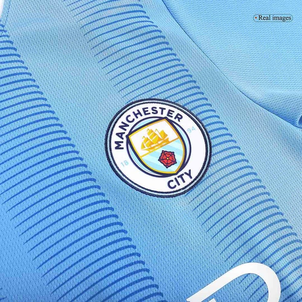Men's J.ALVAREZ #19 Manchester City Home Replica Soccer Jersey 2023/24