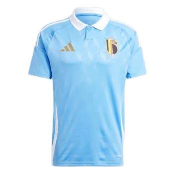 Men's Belgium Away Replica Soccer Jersey EURO 2024