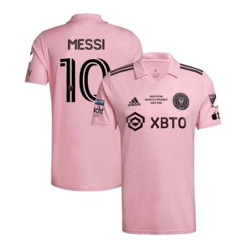 Men's MESSI #10 Inter Miami CF Home Replica Soccer Jersey - Leagues Cup Final 2023 Men's MESSI #10 Inter Miami CF Home Replica Soccer Jersey - Leagues Cup Final 2023