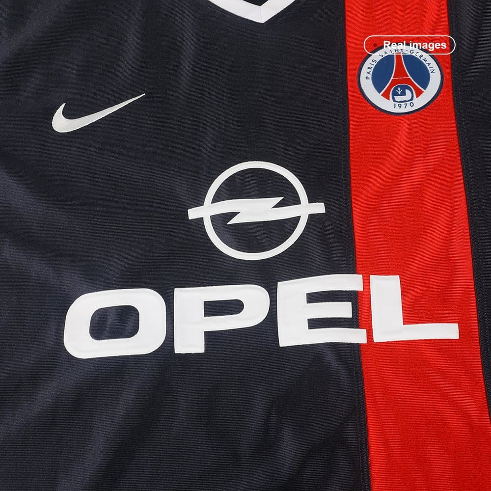 Men's PSG Home Retro Soccer Jersey 2001/02