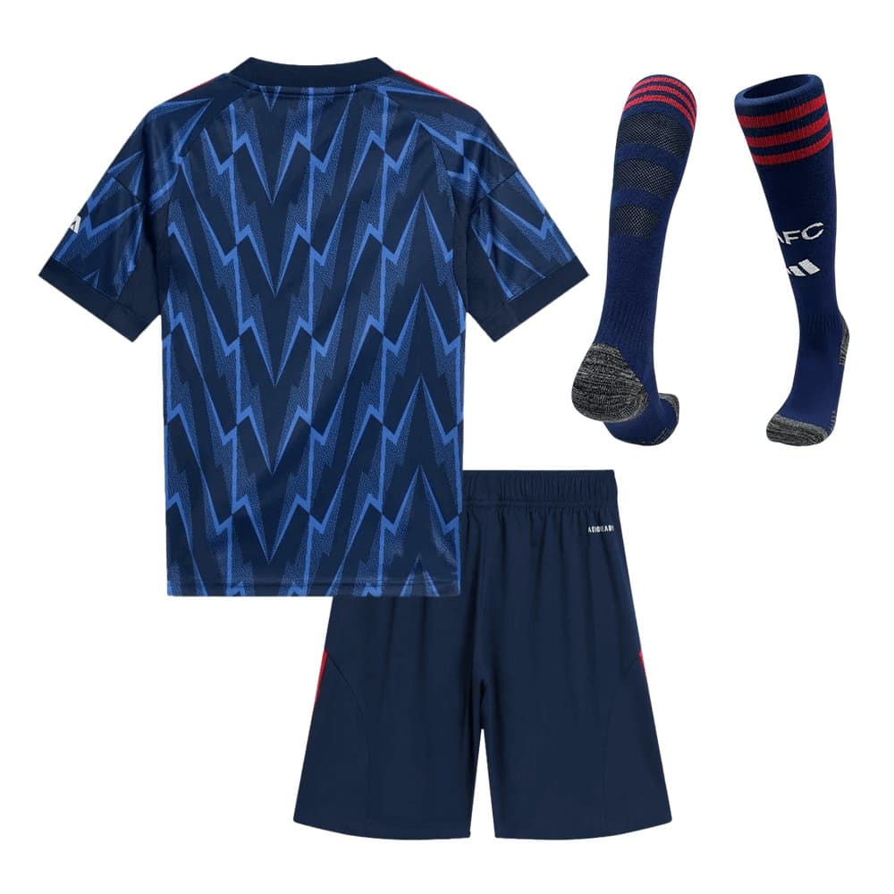 Kid's Arsenal Away Soccer Jersey Full Kit 2025/26
