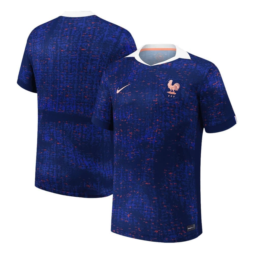 Women's France Home Replica Soccer Jersey - Euro 2025