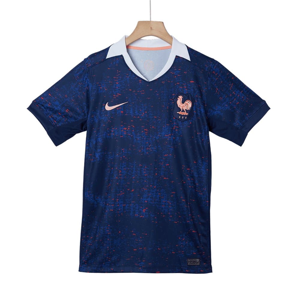 Women's France Home Replica Soccer Jersey - Euro 2025