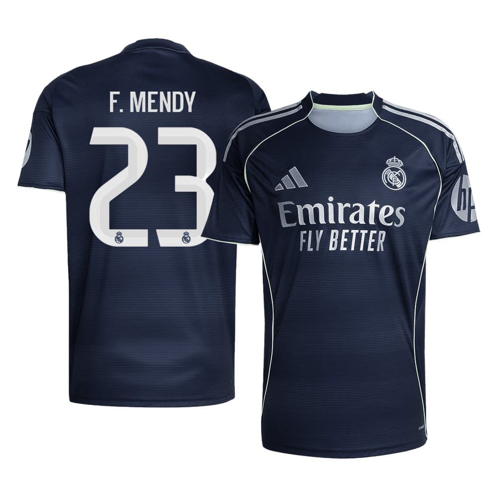 Men's F.MENDY #23 Real Madrid Away Replica Soccer Jersey 2025/26