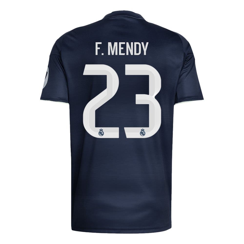Men's F.MENDY #23 Real Madrid Away Replica Soccer Jersey 2025/26