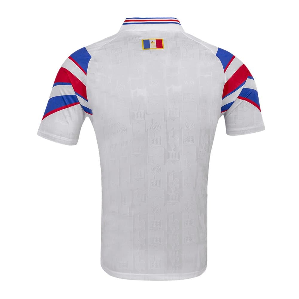 Men's France Away Retro Soccer Jersey 1996