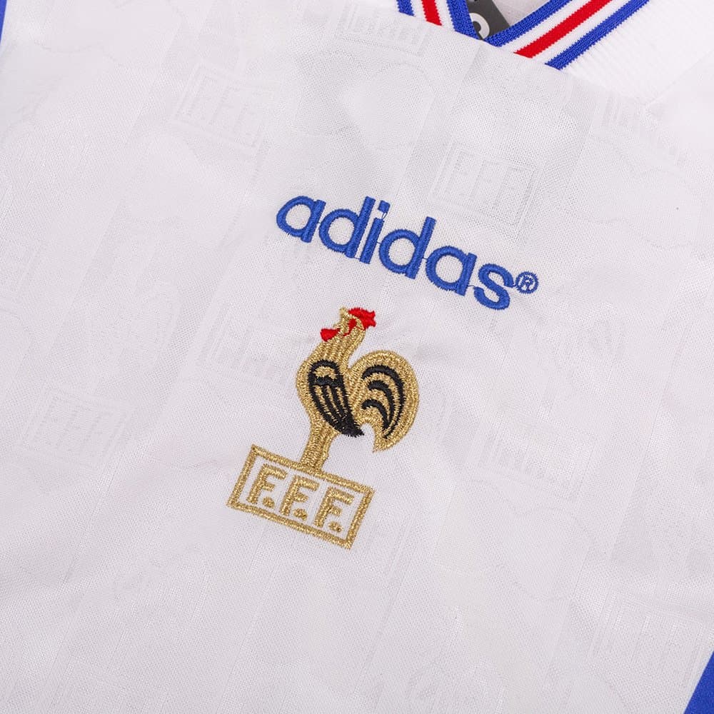 Men's France Away Retro Soccer Jersey 1996