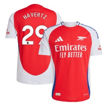 Men's HAVERTZ #29 Arsenal Home Authentic Jersey 2024/25