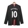 Men's ROONEY #10 Manchester United Away Long Sleeve Retro Soccer Jersey 2007/08 Men's ROONEY #10 Manchester United Away Long Sleeve Retro Soccer Jersey 2007/08