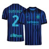 Men's DUMFRIES #2 Inter Milan Home Replica Soccer Jersey 2025/26 Men's DUMFRIES #2 Inter Milan Home Replica Soccer Jersey 2025/26
