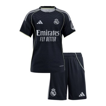 Kid's Real Madrid Away Soccer Jersey Kit 2025/26 Kid's Real Madrid Away Soccer Jersey Kit 2025/26