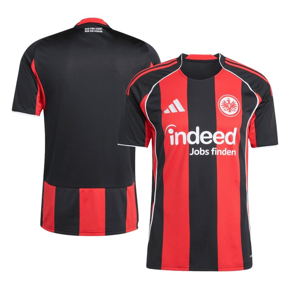 Men's Eintracht Frankfurt Home Replica Soccer Jersey 2025/26 Men's Eintracht Frankfurt Home Replica Soccer Jersey 2025/26