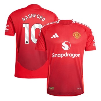 Men's RASHFORD #10 Manchester United Home Authentic Soccer Jersey 2024/25 Men's RASHFORD #10 Manchester United Home Authentic Soccer Jersey 2024/25