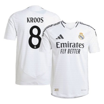 Men's KROOS #8 Real Madrid Home Authentic Soccer Jersey 2024/25 Men's KROOS #8 Real Madrid Home Authentic Soccer Jersey 2024/25