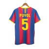 Men's PUYOL #5 Barcelona Home Retro Soccer Jersey 2010/11