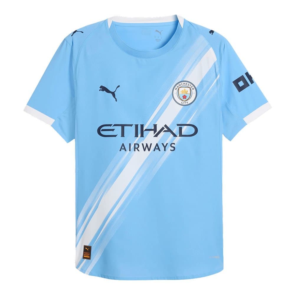 Men's Manchester City Home Authentic Jersey 2025/26 Men's Manchester City Home Authentic Jersey 2025/26