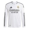 Men's Authentic Real Madrid Home Long Sleeve Soccer Jersey 2024/25 Men's Authentic Real Madrid Home Long Sleeve Soccer Jersey 2024/25